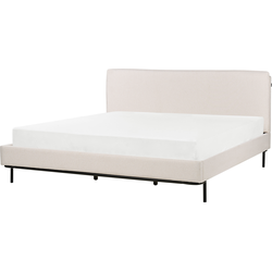 CORIO - Tweepersoonsbed - Crème - 180 x 200 cm - Polyester