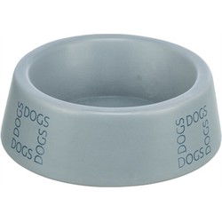 TRIXIE VOERBAK / DRINKBAK HOND DOGS KERAMIEK GRIJSBLAUW 400 ML 16 CM