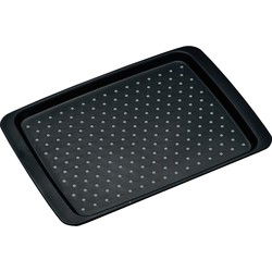 Dienblad met anti-slip noppen - 26 x 35 cm - Zwart - Kunststof - Dienbladen