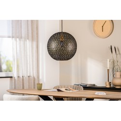 Hoyz Collection - Hanglamp - 1-lichts - 40x40x120 - Zwart