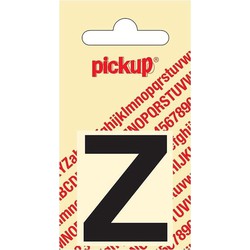 Plakletter Helvetica 40 mm Sticker zwarte letter z - Pickup