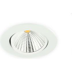 Groenovatie Inbouwspot LED 5W, Wit, Rond, Kantelbaar, Dimbaar, Neutraal Wit