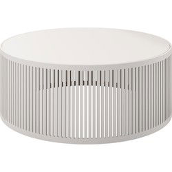 Meubella - Salontafel Vanya - Wit - 75 cm