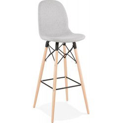 GALACTIK design barkruk 46x46x111 cm Grijs
