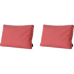 Madison -  Lounge Profi-Line Manchester red - Ca. 43x73 cm - Set van 2