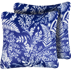 Beliani GLIMMER - Buitenkussen-Blauw-Polyester
