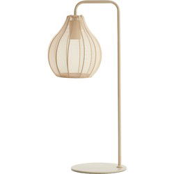 Light & Living - tafellamp - Elati - beige - textiel - bureaulamp - E27 - 1883927