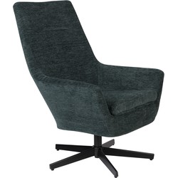 ANLI STYLE Lounge Chair Bruno Rib Green