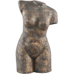 PTMD Sculpy Torso Ornament - 31x19x57 cm - Cement - Goud