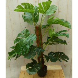 Kunstmonstera op stam groen 50 cm