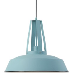 Stoere blauwe hanglamp Mexlite Eden Blauw