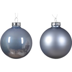 Kerstbal glas d7 cm mblw ass 8st kerst