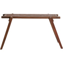 Light&living Side table 140x40x80 cm MILITARY hout bruin