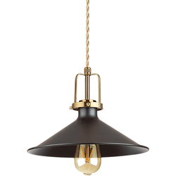 Moderne Metalen Ideal Lux E27 Eris Hanglamp - Zwart