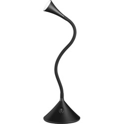 Moderne Tafellamp Viper - Kunststof - Zwart