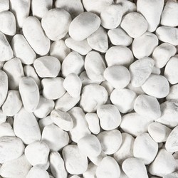 25 stuks! Carrara keitjes wit 40/60 mm 20 kg - Gardenlux
