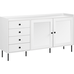 Beliani ALCOVE - Sideboard-Wit-Vezelplaat