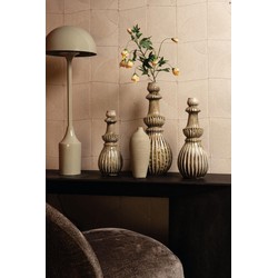 PTMD Vaas Myrtle - 13x13x35 cm - Keramiek - Creme