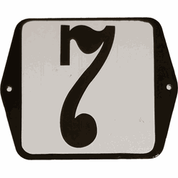 Hausnummer Standardnummer 7 - Warentuin Mix