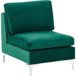 EVJA - Fauteuil - Groen - Fluweel
