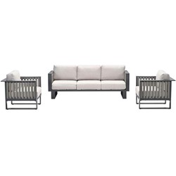Garden Impressions Gabon loungeset 3-delig - taupe