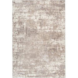 Paris Fashion - Designer Vloerkleed - Laagpolig, Luxe 3D Effect, Velours, Polyester - Taupe- 160x230 CM