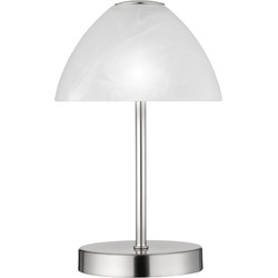 Moderne Tafellamp  Queen - Metaal - Grijs