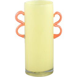 PTMD Vaas Mobeen - 15x10x24 cm - Glas - Oranje