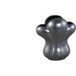 PTMD Vaas Mellie - 22x16x24 cm - Keramiek - Zwart