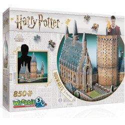 Wrebbit Wrebbit 3D Puzzel - Harry Potter Hogwarts Great Hall - 850 stukjes