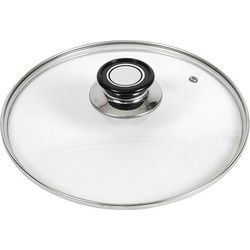 Universele glazen pannendeksel - voor pannen met dia 24 cm - Pannendeksels
