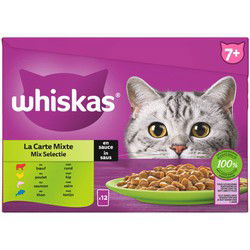 Mix Selectie in saus maaltijdzakjes multipack 12x85g dierensnack