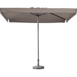 Madison - Parasol Profi-line 350x350 - Vierkant - Volant Taupe
