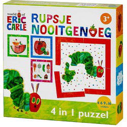 Bambolino Toys Rupsje Nooitgenoeg 4in1 Puzzel 4-16 Stukjes