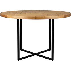 Dutchbone Class Eettafel Rond 120 cm Eikenhout