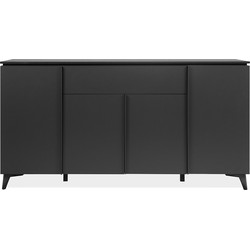 Buffet 4 deuren 1 lade L177 cm - BERTRIX