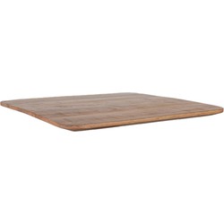 LABEL51 Eetkamertafel Tafelblad Sloppy Edge - Naturel - Mangohout - 70 cm Sloppy
