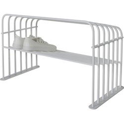 Spinder Design schoenenrek Grid 70 - Wit - 7 paar schoenen