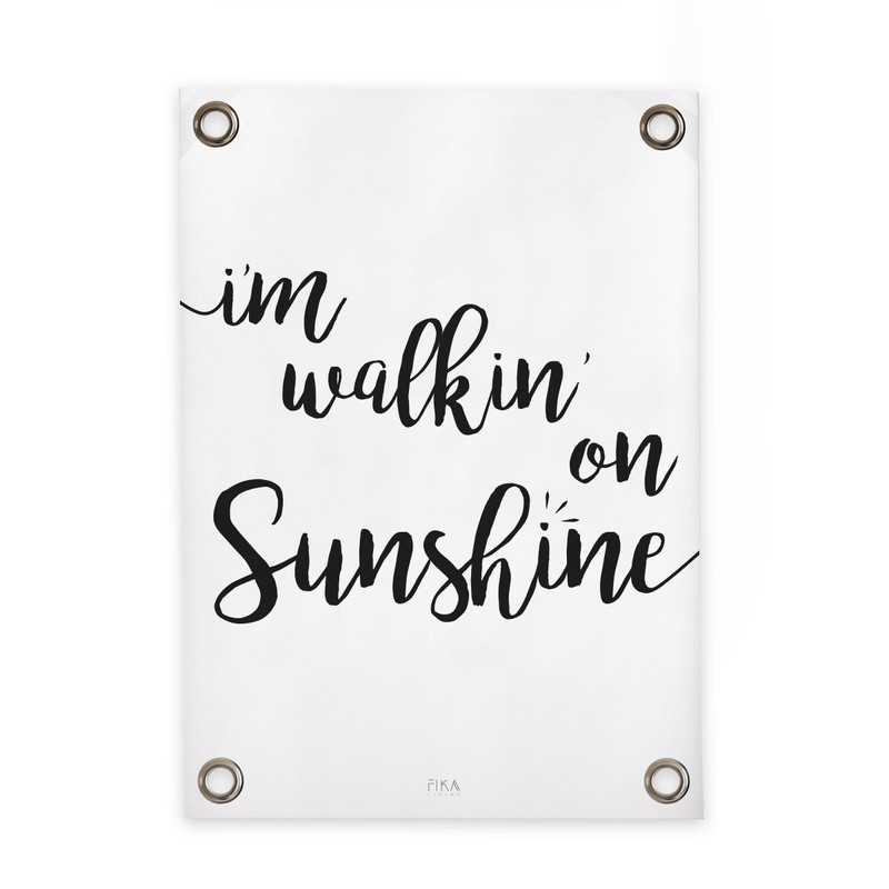 Tuinposter Walkin' on Sunshine (50x70cm) - 