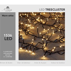 2,5-3m treecluster 20m/1536led warm wit Anna's collection - Anna's Collection