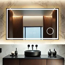 Lumoire Badkamerspiegel met Verlichting - TronVG - 100CM Rechthoekig - Anti Condens Verwarming