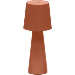 Kave Home - Kleine tafellamp voor buiten Arenys van terracotta geverfd metaal