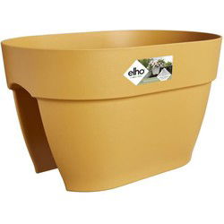 ELHO - Bloempot - Vibia Campana Flower Bridge 40 - Honinggeel - Buitenbalkon - L 26 x B 39 x H 22 cm