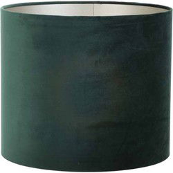 Light & Living - kap - Velours - groen - textiel - Ø 35cm - E27 - 2235051