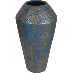 MASSA - Decoratieve vaas - Turquoise - Keramiek