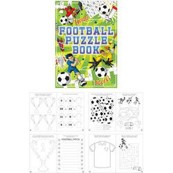 48 Stuks  - Puzzelboeken - Model: Voetbal - Puzzel boekjes - Uitdeelcadeautjes - Uitdeel - Traktatie voor kinderen - Jongens