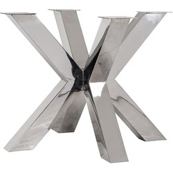 Richmond Eettafel poot X-leg Bodhi silver