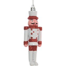 2x Kerstboomversiering notenkraker pop/soldaat ornamenten 12,5 cm - Kersthangers