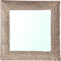 PTMD Marrin Gold thick iron mirror with scales pattern
