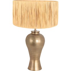 Steinhauer tafellamp Brass - brons - metaal - 50 cm - E27 fitting - 3988BR